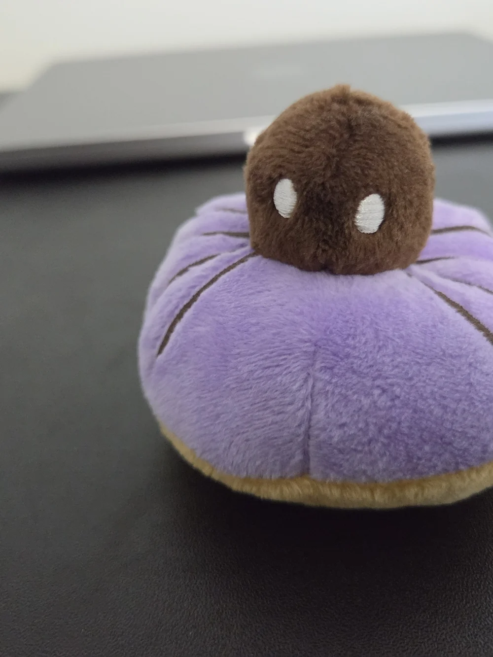 Dunkin Spider Donut Plush Keychain